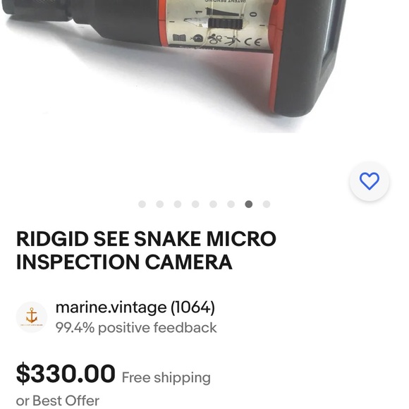 RIDGID SEESNAKE MICRO INSPECTION CAMERA - Picture 5 of 5